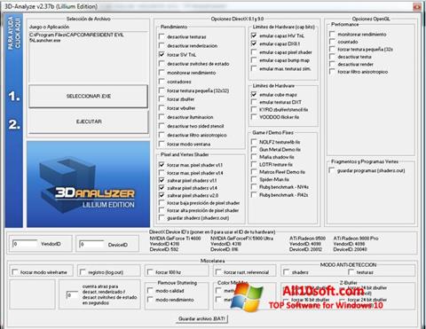스크린 샷 3D-Analyze Windows 10