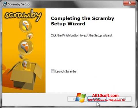 스크린 샷 Scramby Windows 10
