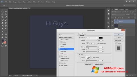 스크린 샷 Adobe Photoshop CC Windows 10