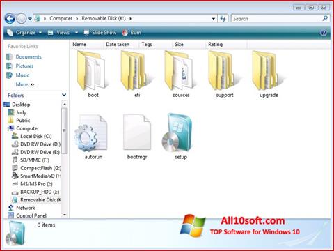 스크린 샷 Windows 7 USB DVD Download Tool Windows 10
