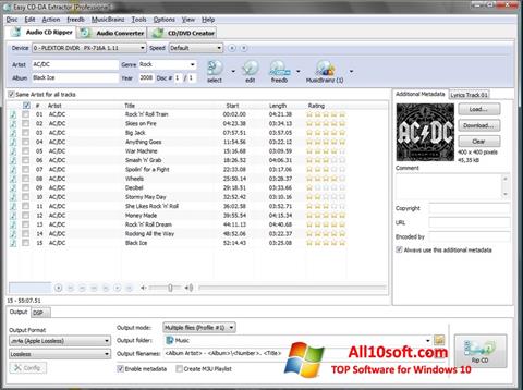 스크린 샷 Easy CD-DA Extractor Windows 10
