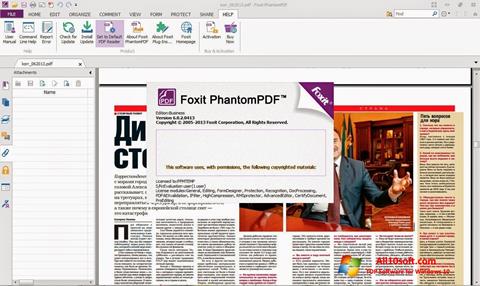 스크린 샷 Foxit Phantom Windows 10