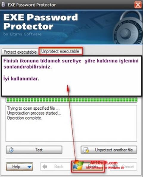 스크린 샷 EXE Password Windows 10