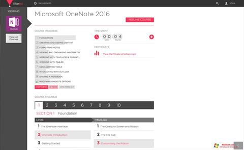 스크린 샷 Microsoft OneNote Windows 10
