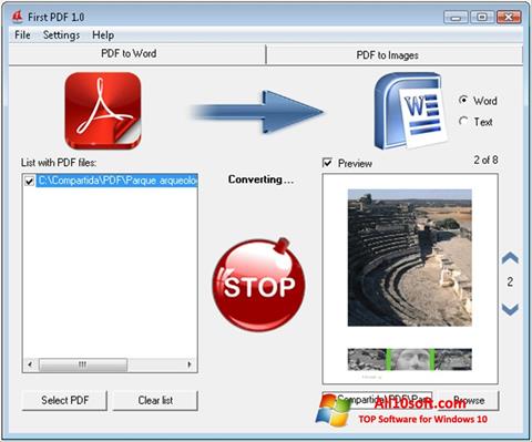 스크린 샷 First PDF Windows 10