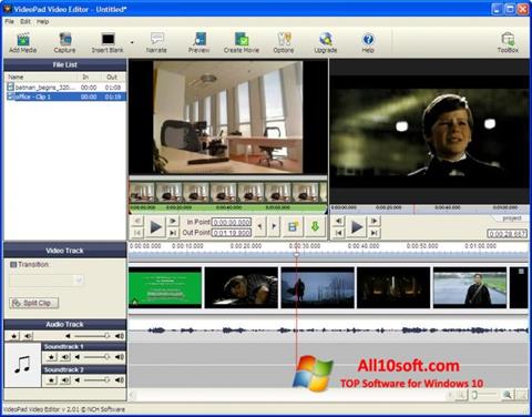 스크린 샷 VideoPad Video Editor Windows 10