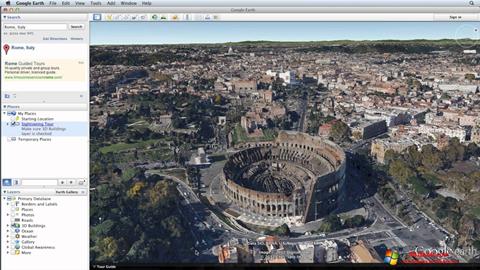 스크린 샷 Google Earth Windows 10