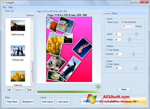 스크린 샷 CollageIt Windows 10