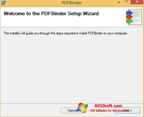 스크린 샷 PDFBinder Windows 10