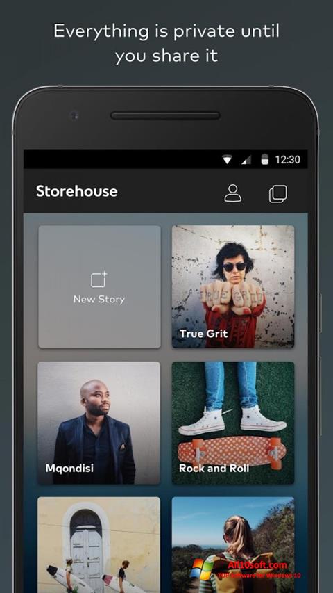 스크린 샷 StoreHouse Windows 10