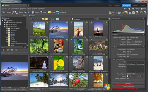 스크린 샷 Zoner Photo Studio Windows 10