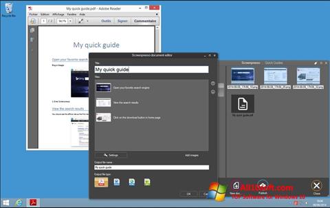 스크린 샷 Screenpresso Windows 10