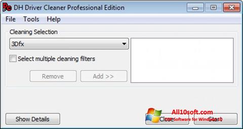 스크린 샷 Driver Cleaner Windows 10