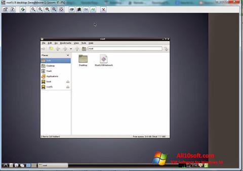 스크린 샷 TightVNC Windows 10