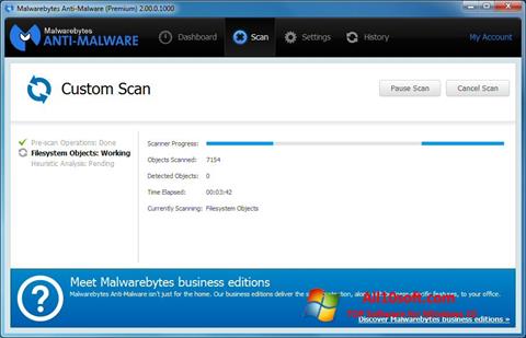 스크린 샷 Malwarebytes Anti-Malware Windows 10