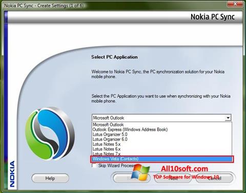 스크린 샷 Nokia PC Suite Windows 10