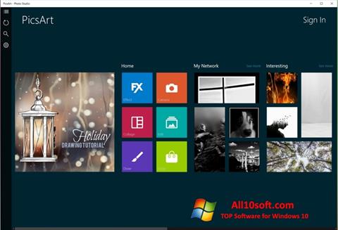 스크린 샷 PicsArt Windows 10
