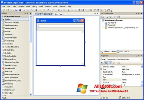 스크린 샷 Microsoft Visual Basic Windows 10