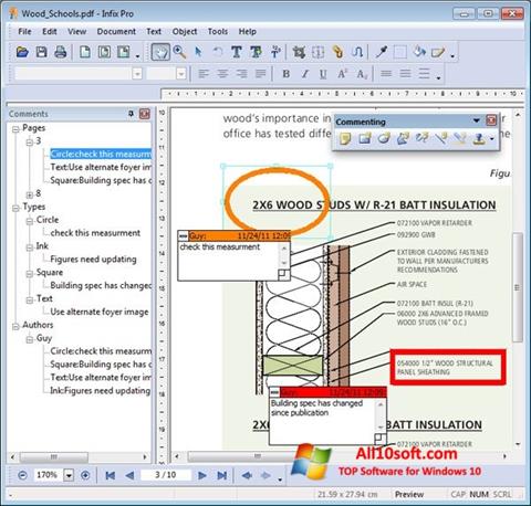 스크린 샷 Infix PDF Editor Windows 10