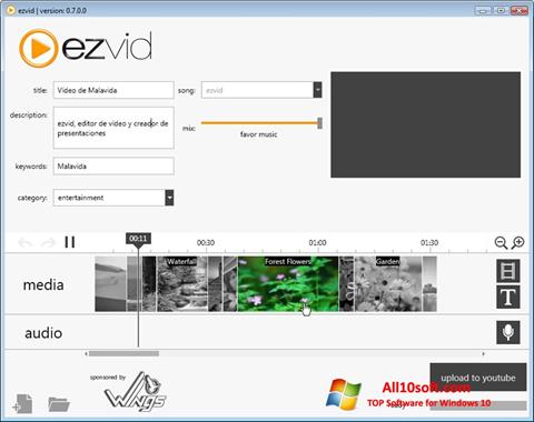 스크린 샷 Ezvid Windows 10