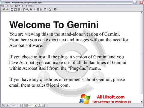 스크린 샷 Gemini Windows 10