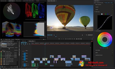 스크린 샷 Adobe Premiere Pro CC Windows 10