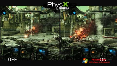 스크린 샷 NVIDIA PhysX Windows 10