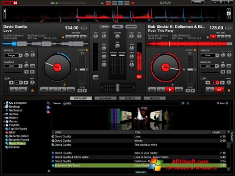 스크린 샷 Virtual DJ Pro Windows 10