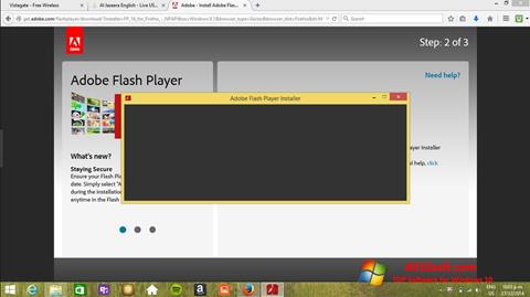스크린 샷 Adobe Flash Player Windows 10