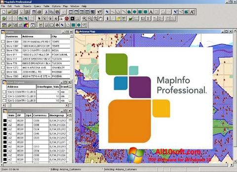 스크린 샷 MapInfo Professional Windows 10