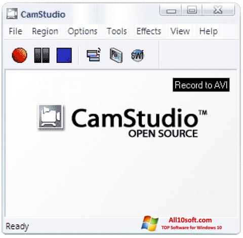 스크린 샷 CamStudio Windows 10