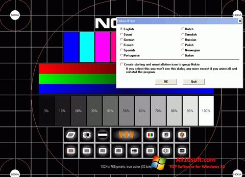 스크린 샷 Nokia Monitor Test Windows 10