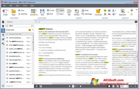 스크린 샷 ABBYY PDF Transformer Windows 10