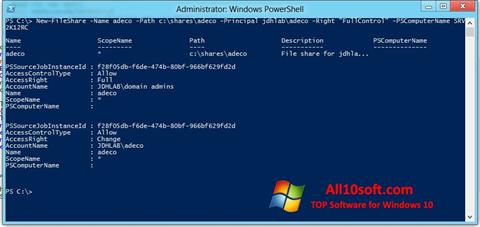 스크린 샷 Windows PowerShell Windows 10